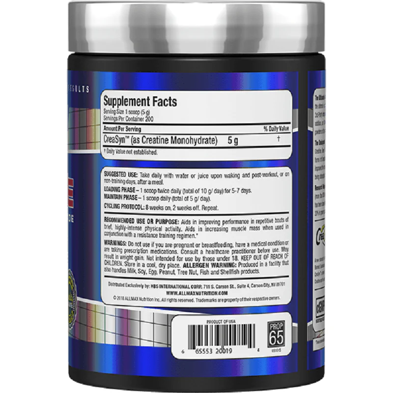 Allmax Creatine 1000g - Image 3